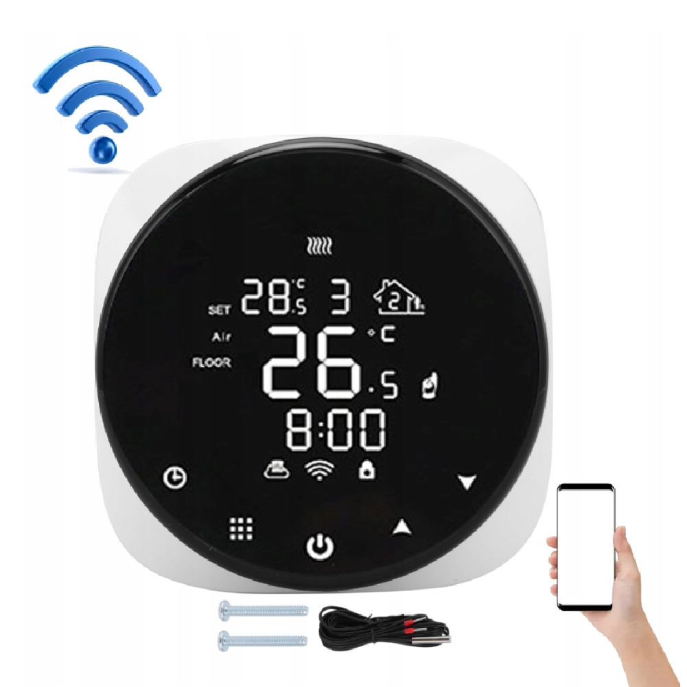 Termostat, WIFI ovládač, elektrické kúrenie